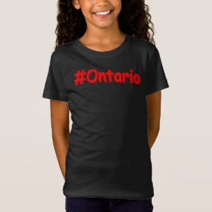 "#Ontario " Cute Design. Buy Now T-Shirt