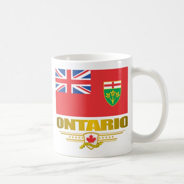 Ontario Flag Coffee Mug (Right)