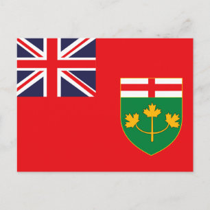 ONTARIO FLAG POSTCARD