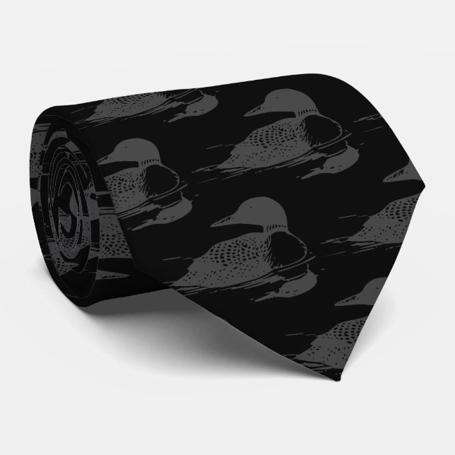 Ontario Loon Tie (Rolled)