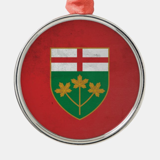 Ontario Metal Tree Decoration (Front)