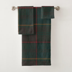 Ontario Provincial Tartan Bath Towel Set
