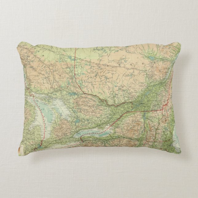 Ontario & Quebec Decorative Cushion (Front)