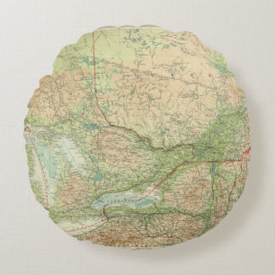 Ontario & Quebec Round Cushion
