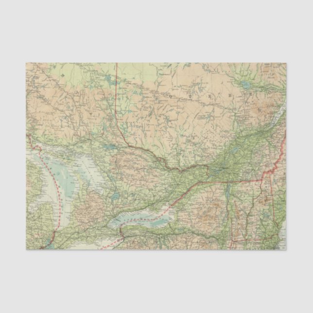 Ontario & Quebec Tissue Paper (Front)