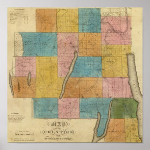 Ontario, Yates counties Poster
