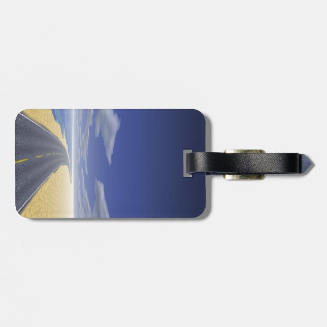 OnTheRoadAgain - Fine Day Luggage Tag (Back Horizontal)