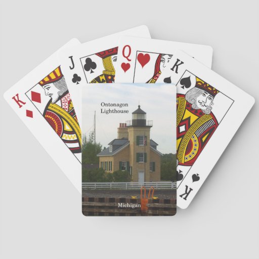 Image of Ontonagon Lighthouse playing cards