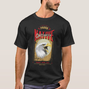 Ontonagon Native American Eagle Spirit Vintage Hon T-Shirt