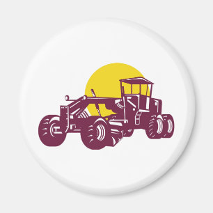 ontruction road grader magnet