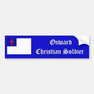 Onward Christian Soldier sticker