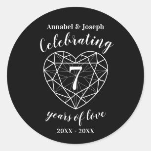 Onyx anniversary 7 years of love stickers