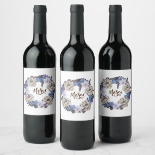 Onyx Black Velvet Chalkboard Grunge Vintage Wine Label