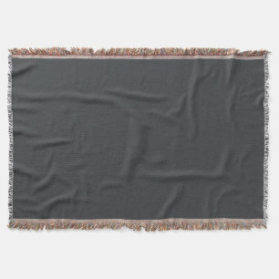 Onyx-Coloured Throw Blanket