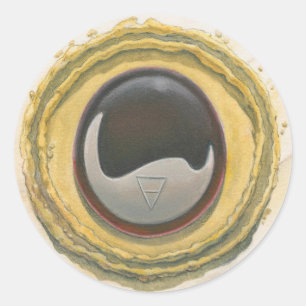 Onyx Core Classic Round Sticker