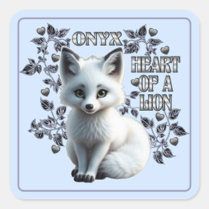 Onyx - Heart Of A Lion Square Sticker