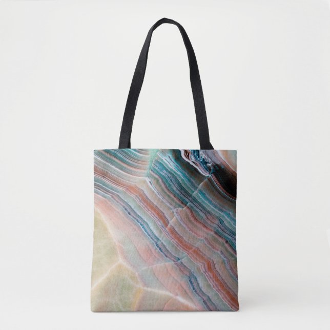onyx marble texture background of natural stonesto tote bag (Front)