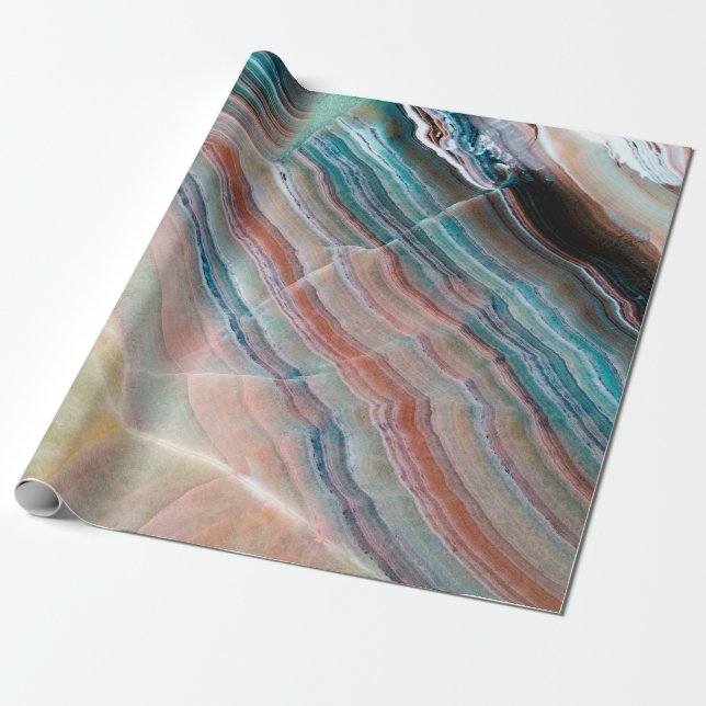 onyx marble texture background of natural stonesto wrapping paper (Unrolled)