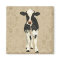 Onyx & Pearl Cow Magnet