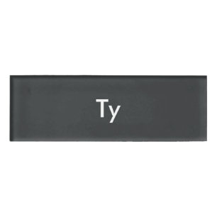 Onyx Personalised Template Name Tag