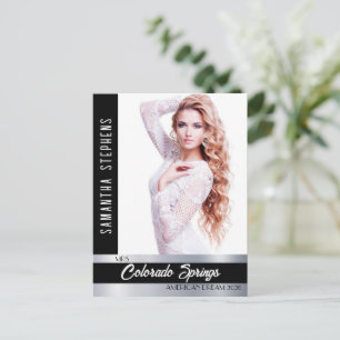 Onyx Shine Promo Postcard for Pageants