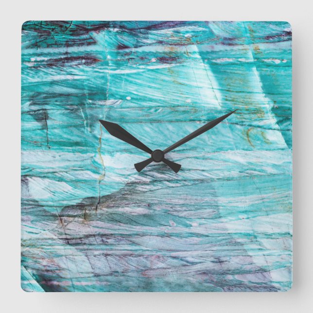 Onyx Stone Pattern Acrylic Wall Clock (Front)