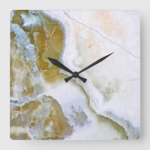 Onyx Stone Pattern Acrylic Wall Clock