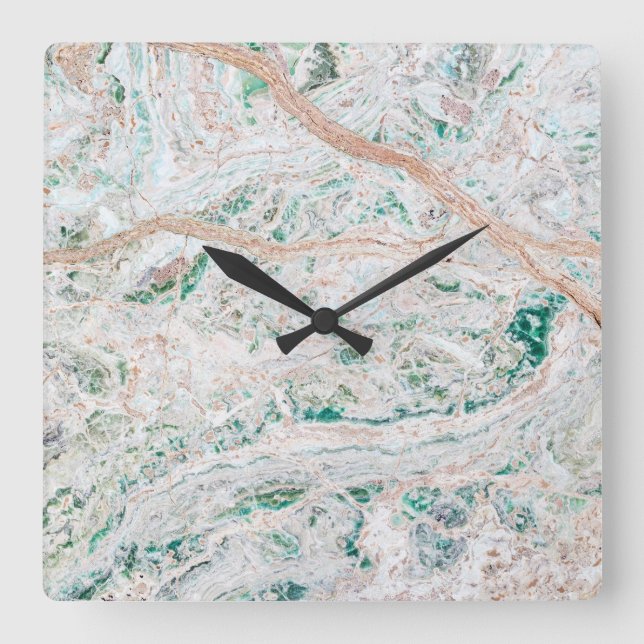Onyx Stone Pattern Acrylic Wall Clock (Front)
