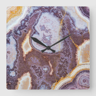 Onyx Stone Pattern Acrylic Wall Clock
