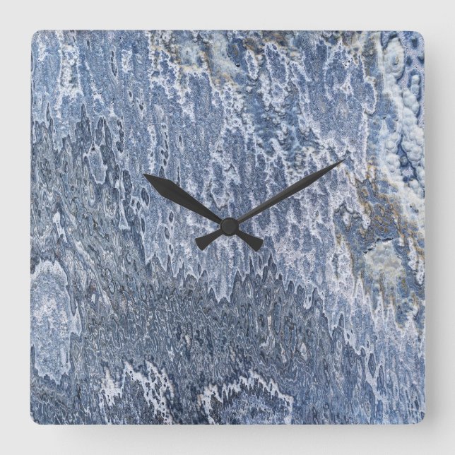Onyx Stone Pattern Acrylic Wall Clock (Front)