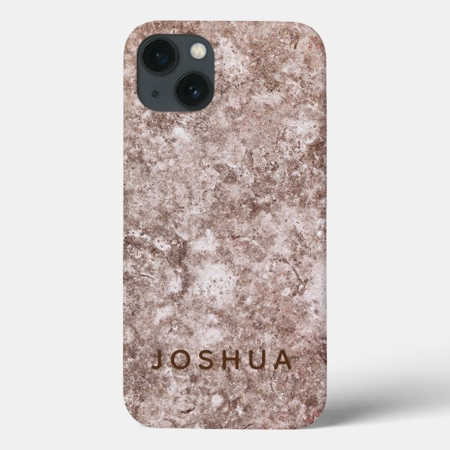 Onyx Stone Phone/iPad Case Custom Name (Back)