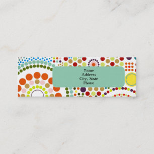 Oodles of Circles Mini Business Card