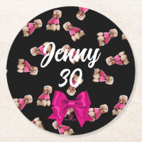 Oodles Of Poodles (Pink on Black) Party