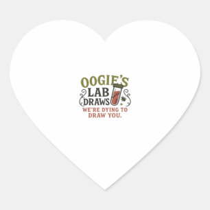 Oogie�s Lab Draws � Funny Halloween Phlebotomist & Heart Sticker