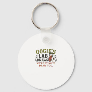 Oogie�s Lab Draws � Funny Halloween Phlebotomist & Key Ring