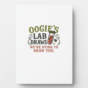 Oogie�s Lab Draws � Funny Halloween Phlebotomist & Plaque
