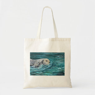 Ooh Goody Lunchtime Sea Otter Painting Tote Bag