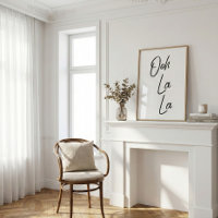 Ooh La La French Expression in Soft White