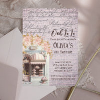 Ooh La La French Floral Paris Cafe Party