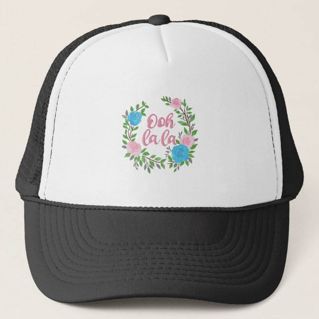Ooh La La - French Phrases Trucker Hat (Front)