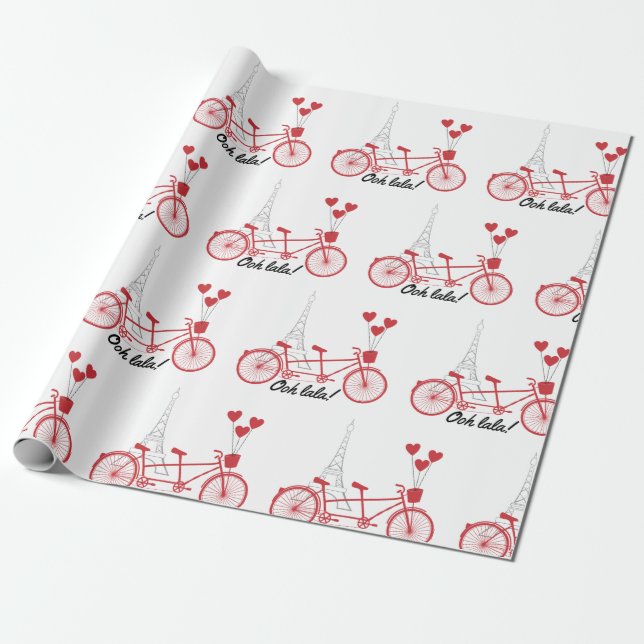 Ooh La La Wrapping Paper (Unrolled)