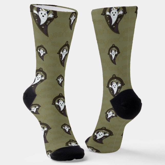 Ooh the Ghost Socks (Angled)