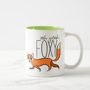 Ooh Yeah Foxy Two-Tone Coffee Mug
