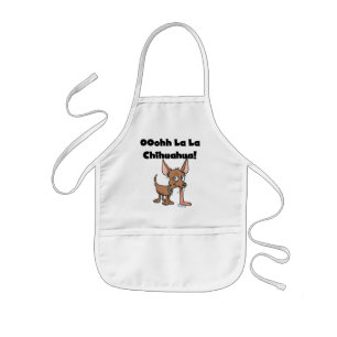 Oohhh La La Chihuahua T-shirts and Gifts Kids Apron