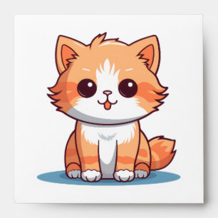 ool Cat Vinyl Sticker Aesthetic Decal for Laptop Envelope
