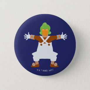 Oompa Loompa Arms Out 6 Cm Round Badge