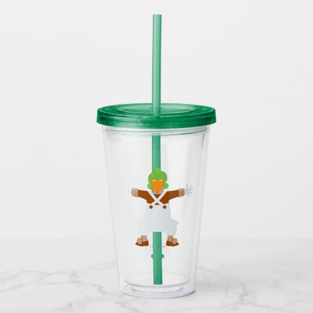 Oompa Loompa Arms Out Acrylic Tumbler (Front)