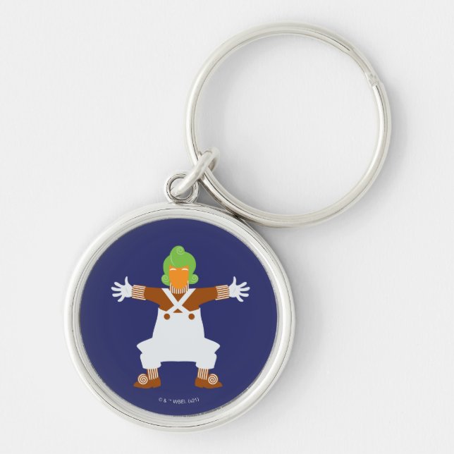Oompa Loompa Arms Out Key Ring (Front)