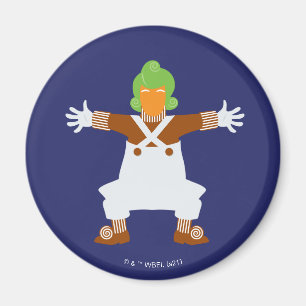 Oompa Loompa Arms Out Magnet