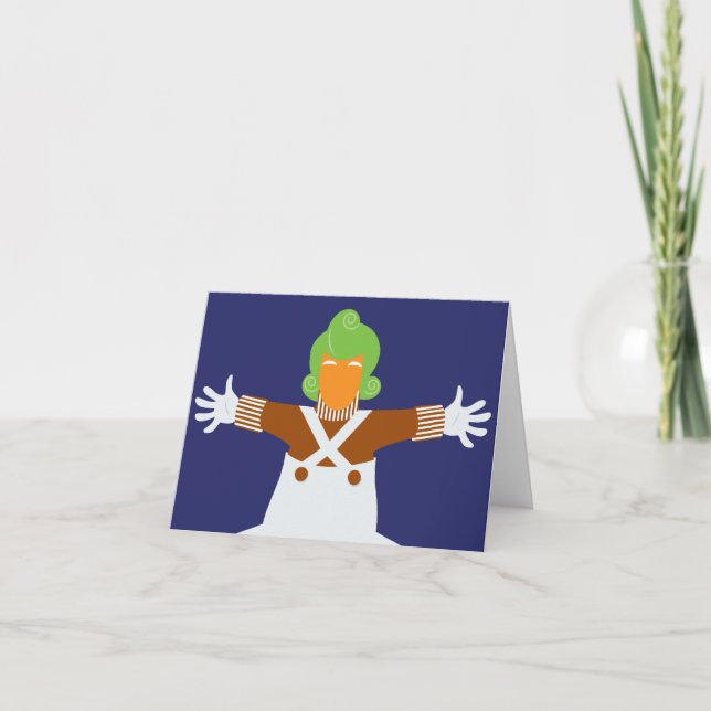 Oompa Loompa Arms Out Note Card (Front)